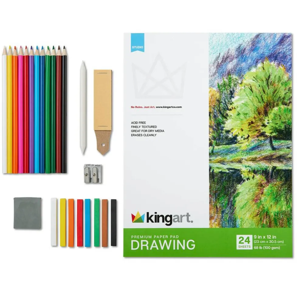KINGART® Drawing Set 25 pcs