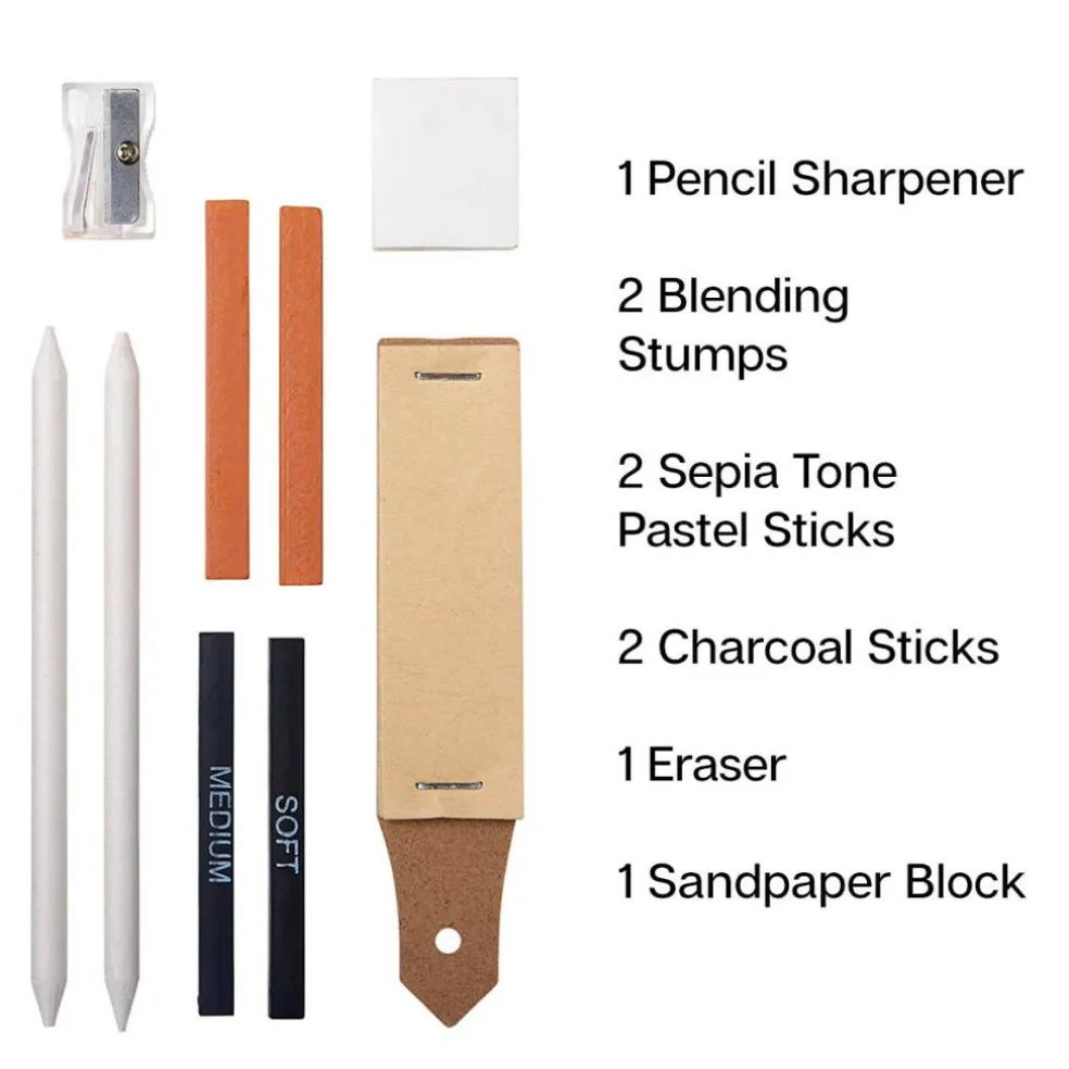 KINGART® Sketch & Draw Set, 13 pc