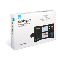 KINGART® Sketching & Drawing Travel Set, 25 pc