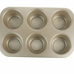 Kitchen Details Pro Series 6 Cup Muffin Pan with Diamond Base