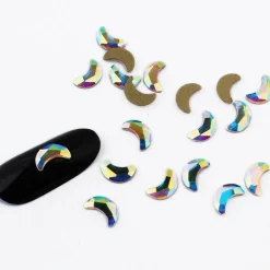 Kitcheniva 3D Nail Art Rhinestones Crystal Colorful Stones Tips 20 Pcs