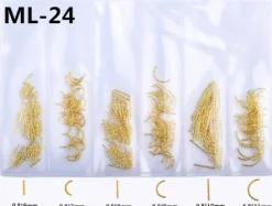 Kitcheniva 3D Ocean Rivets Gold Rhinestones Nail Art Decoration