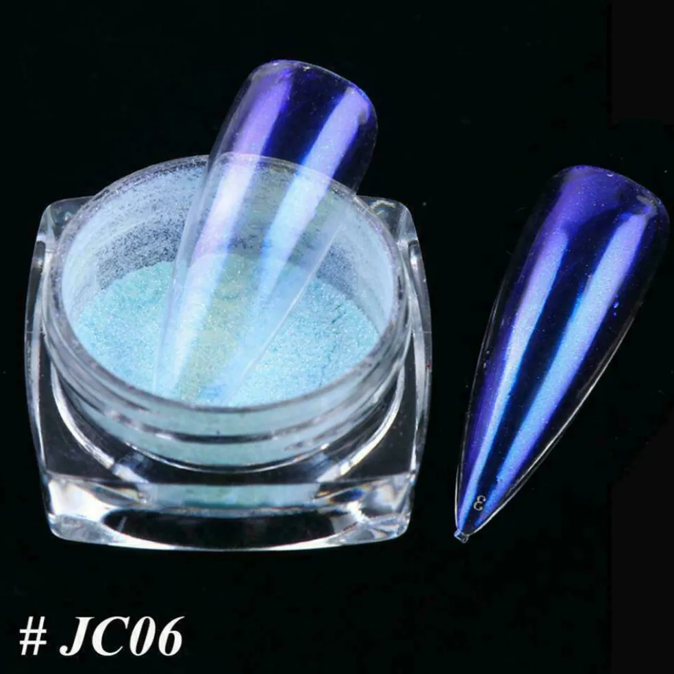 Kitcheniva Glitter Holographic Mirror Nail Art Powder