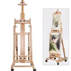 Kitcheniva Heavy-Duty Large Artist Wood H-Frame Easel Stand