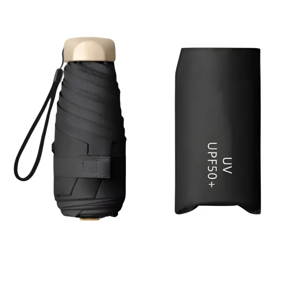 Kitcheniva Mini Portable Pocket Umbrella for Rain and Sun UV Protection