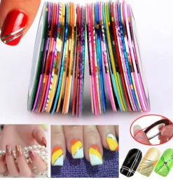 Kitcheniva Nail Striping Tape Line Roll Nail Art Decoration 15 Pcs
