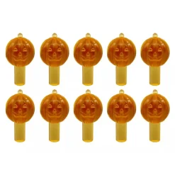Kitcheniva Orange Jack O' Lantern Medium Ceramic Tree Lights 25 Pcs