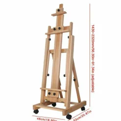 Kitcheniva Painting H-Frame Wood Large Heavy-Duty Studio Artist Easel Art