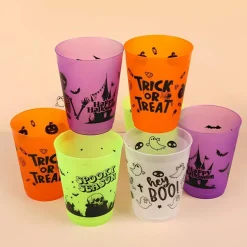 Kitcheniva Reusable Plastic Halloween Party Cups 16 Pcs