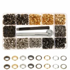 Kitcheniva 400 Set Grommet Kit Eyelet Hole Punch Tool 3/16