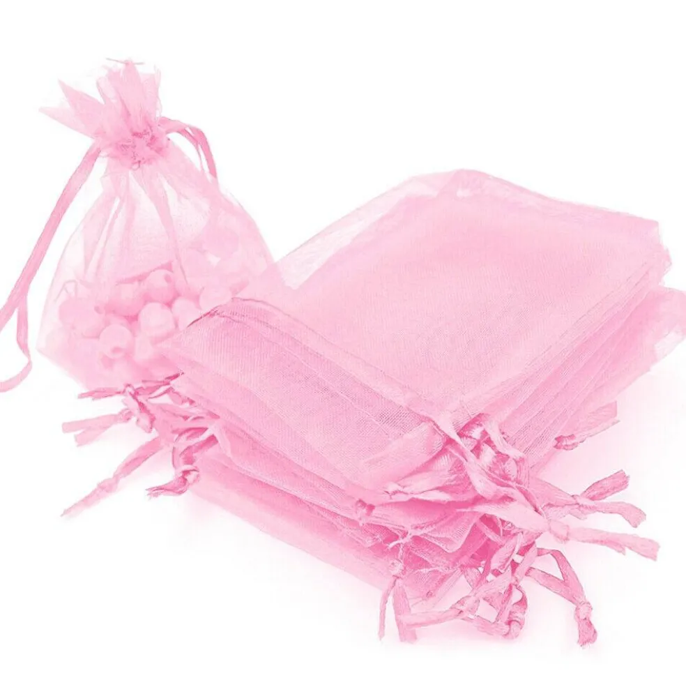 Kitcheniva 5"x7" Organza Gift Candy Sheer Bags DIY Pouches 100 Pcs