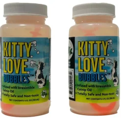 Kitty Love Bubbles™ 4 oz. Catnip Scented Bubbles for Cats, 2ct.