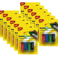 KleenSlate® Attachable Erasers for Dry-Erase Markers, 12 Packs of 4