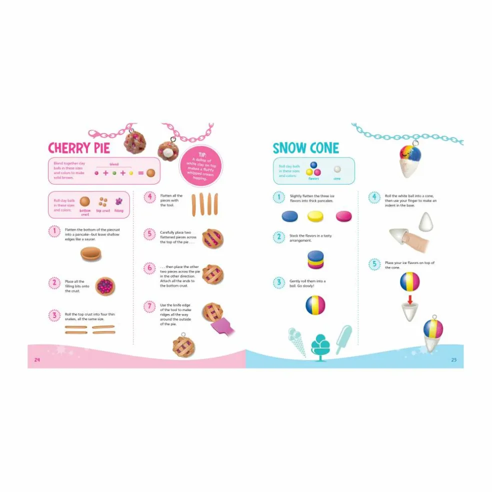 Klutz® Make Glitter Clay Charms Kit