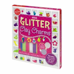 Klutz® Make Glitter Clay Charms Kit