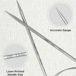 KnitPro Stelo Lace Fixed Circular Knitting Needles 16