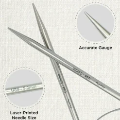 KnitPro Stelo Lace Fixed Circular Knitting Needles 16