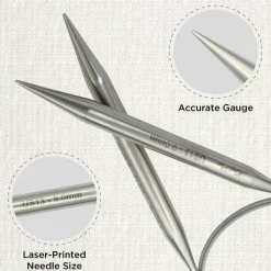 KnitPro Stelo Lace Fixed Circular Knitting Needles 16