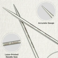 KnitPro Stelo Lace Fixed Circular Knitting Needles 16