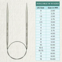 KnitPro Stelo Lace Fixed Circular Knitting Needles 16