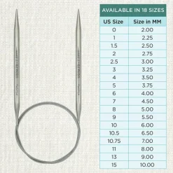 KnitPro Stelo Lace Fixed Circular Knitting Needles 16