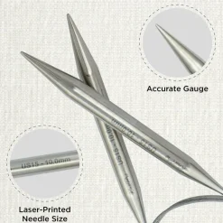 KnitPro Stelo Lace Fixed Circular Knitting Needles 16