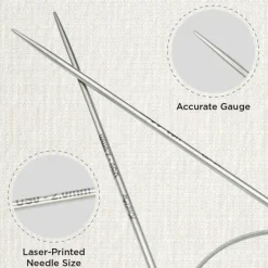 KnitPro Stelo Lace Fixed Circular Knitting Needles 16