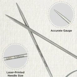 KnitPro Stelo Lace Fixed Circular Knitting Needles 40