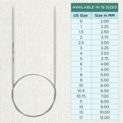 KnitPro Stelo Lace Fixed Circular Knitting Needles 40