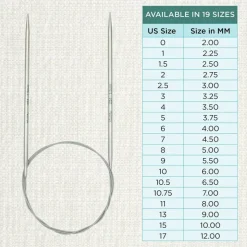KnitPro Stelo Lace Fixed Circular Knitting Needles 40