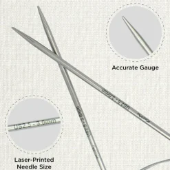 KnitPro Stelo Lace Fixed Circular Knitting Needles 40