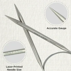 KnitPro Stelo Lace Fixed Circular Knitting Needles 40