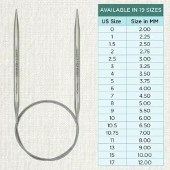 KnitPro Stelo Lace Fixed Circular Knitting Needles 40