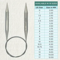 KnitPro Stelo Lace Fixed Circular Knitting Needles 40