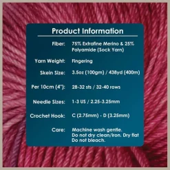 KnitPro Symfonie Premium Hand-Dyed Merino Wool & Polyamide Sock Yarns|Terra Variegated Colors, Include New Colors