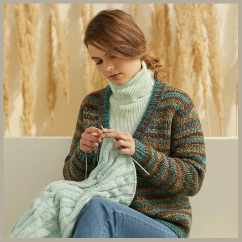 KnitPro Symfonie Premium Hand-Dyed Merino Wool & Polyamide Sock Yarns|Terra Variegated Colors, Include New Colors