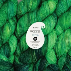 KnitPro Symfonie Premium Hand-Dyed Merino Wool & Polyamide Sock Yarns|Terra Variegated Colors, Include New Colors