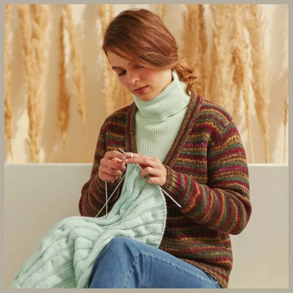 KnitPro Symfonie Premium Hand-Dyed Merino Wool & Polyamide Sock Yarns|Terra Variegated Colors, Include New Colors
