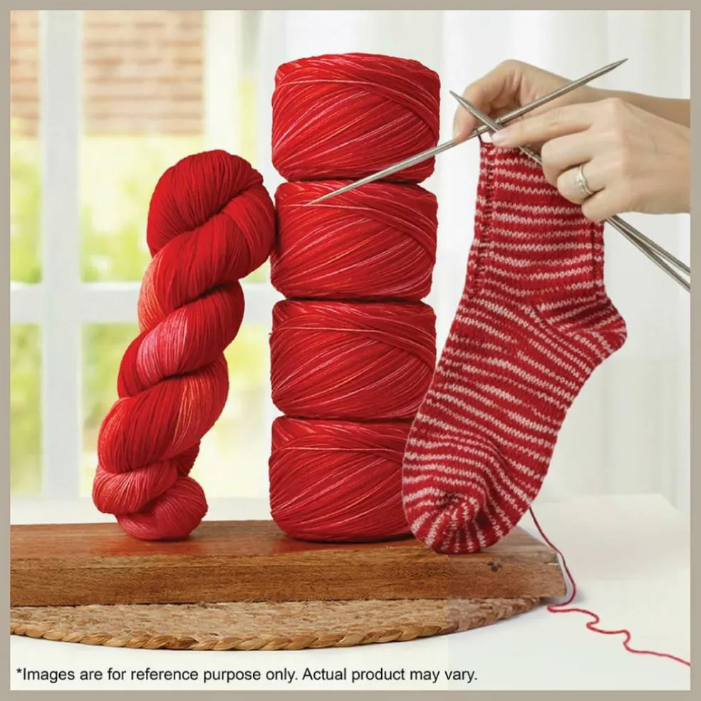 KnitPro Symfonie Premium Hand-Dyed Merino Wool & Polyamide Sock Yarns|Terra Variegated Colors, Include New Colors