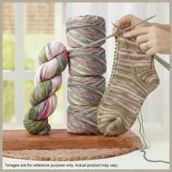 KnitPro Symfonie Premium Hand-Dyed Merino Wool & Polyamide Sock Yarns|Terra Variegated Colors, Include New Colors