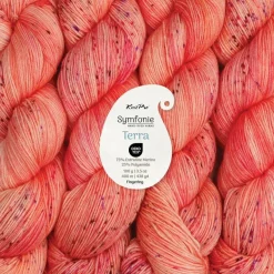 KnitPro Symfonie Premium Hand-Dyed Merino Wool & Polyamide Sock Yarns|Terra Variegated Colors, Include New Colors