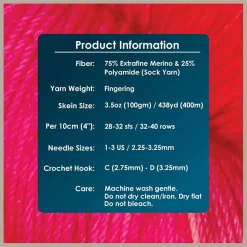 KnitPro Symfonie Premium Hand-Dyed Merino Wool & Polyamide Sock Yarns|Terra Variegated Colors, Include New Colors