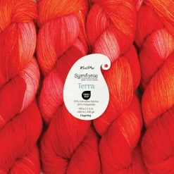 KnitPro Symfonie Premium Hand-Dyed Merino Wool & Polyamide Sock Yarns|Terra Variegated Colors, Include New Colors