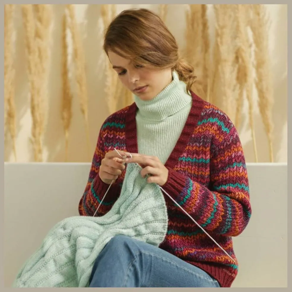 KnitPro Symfonie Premium Hand Dyed Yarn Merino Wool| Bella Variegated Colors, Include New Colors!