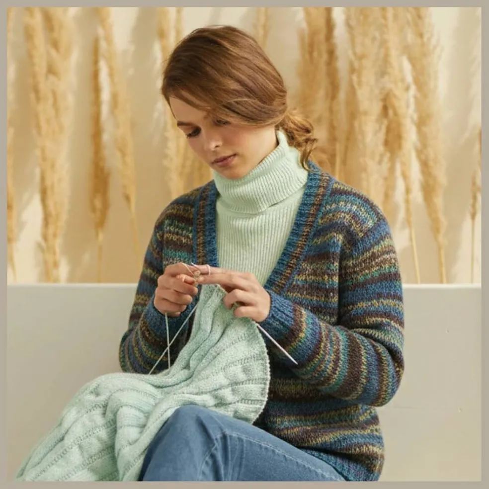KnitPro Symfonie Premium Hand Dyed Yarn Merino Wool| Bella Variegated Colors, Include New Colors!