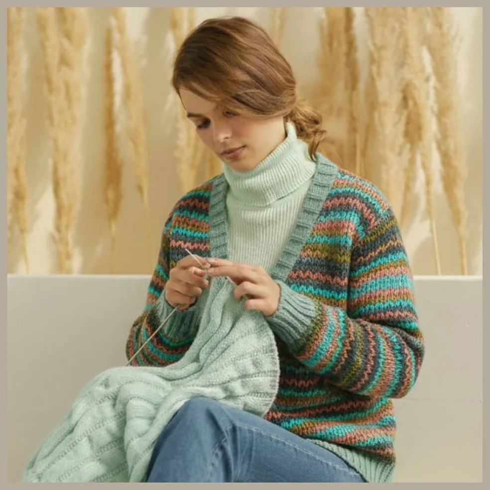 KnitPro Symfonie Premium Hand Dyed Yarn Merino Wool| Bella Variegated Colors, Include New Colors!
