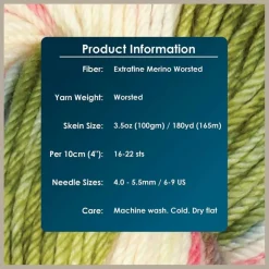 KnitPro Symfonie Premium Hand Dyed Yarn Merino Wool| Bella Variegated Colors, Include New Colors!