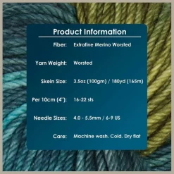 KnitPro Symfonie Premium Hand Dyed Yarn Merino Wool| Bella Variegated Colors, Include New Colors!