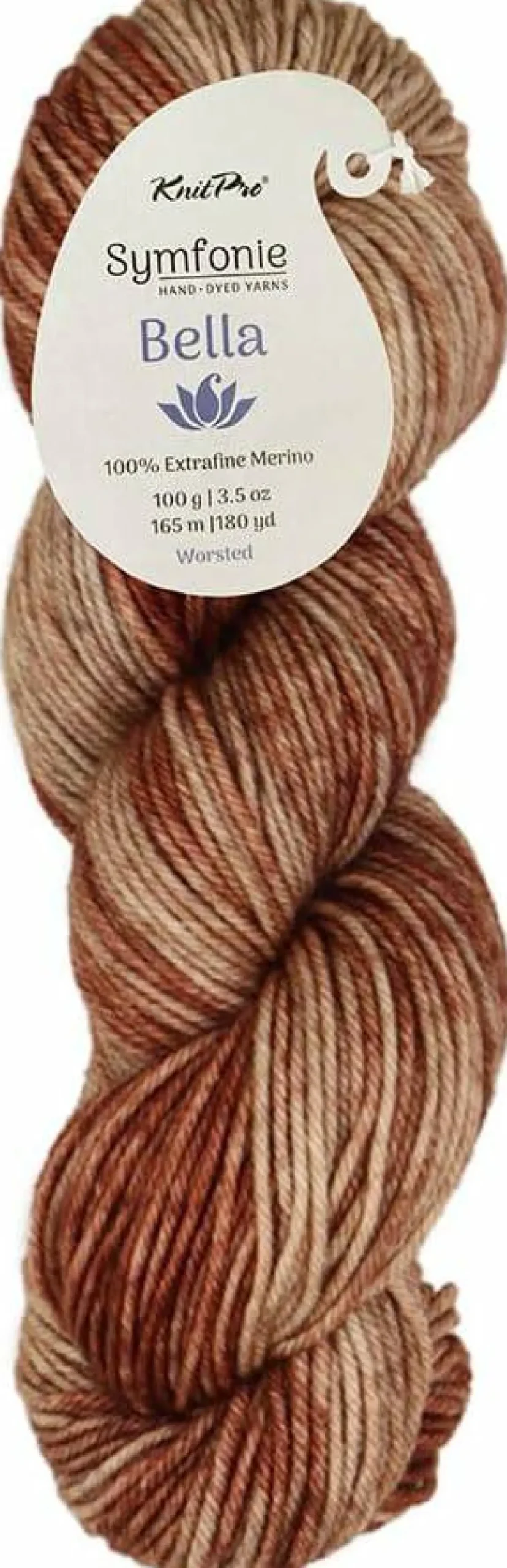 KnitPro Symfonie Premium Hand Dyed Yarn Merino Wool| Bella Variegated Colors, Include New Colors!