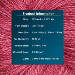 KnitPro Symfonie Premium Hand Dyed Merino & Silk Lace Weight Yarns | Diva